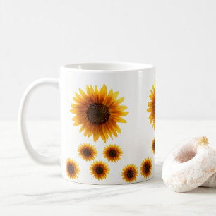 Tasse Sonnenblumen