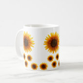 Tasse Sonnenblumen (Vorderseite Links)