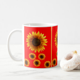 Tasse Sonnenblumen