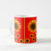 Tasse Sonnenblumen (Vorderseite Links)