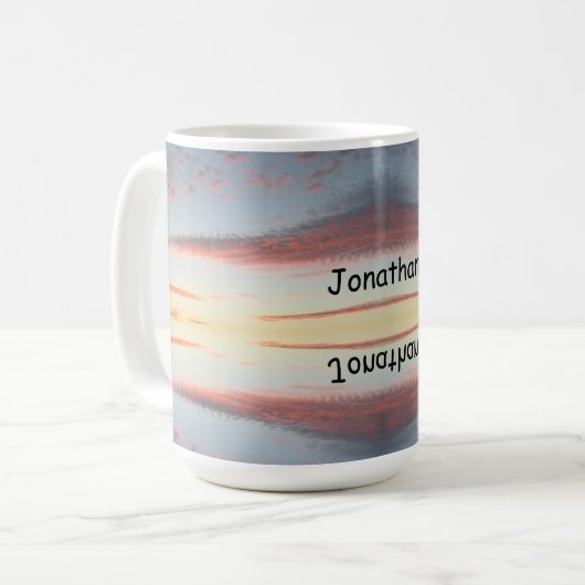 Tasse - Sonnenuntergang (Vorderseite Links)