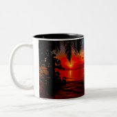 Tasse Sonnenuntergang Editierbar (Links)