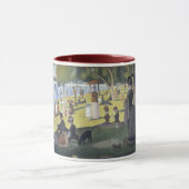 Tasse "Sonntagnachmittag" von Seurat (Zentrum)