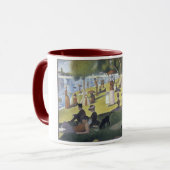 Tasse "Sonntagnachmittag" von Seurat (Vorderseite Links)