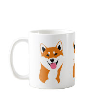 Tasse sonriente. Shiba inu