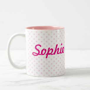 ♥ TASSE ♥ SOPHIE weißes rosa girly Geschenk d