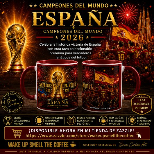 Tasse Spanien Weltmeister 2026