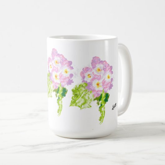 Tasse: Spanische Blume Kaffeetasse (VorderseiteRechts)