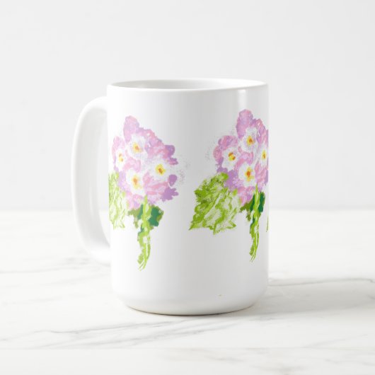 Tasse: Spanische Blume Kaffeetasse (Vorderseite Links)