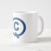 Tasse Specialty Jumbo White DESIGN QUEBEC (Vorderseite Rechts)