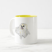 Tasse: Spitz Zweifarbige Tasse (Vorderseite Links)