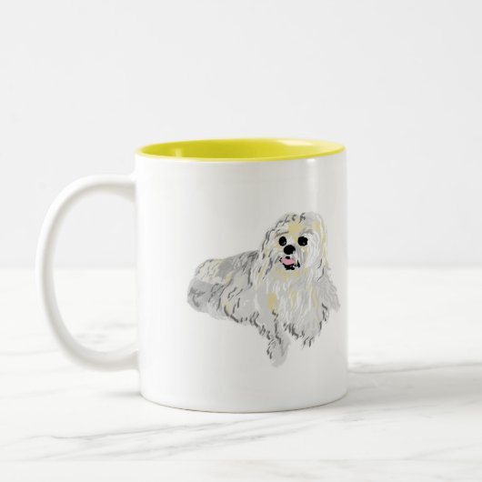 Tasse: Spitz Zweifarbige Tasse (Links)