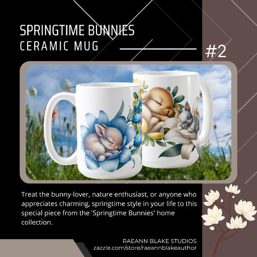 Tasse "Springtime Bunnies" zur Keramik