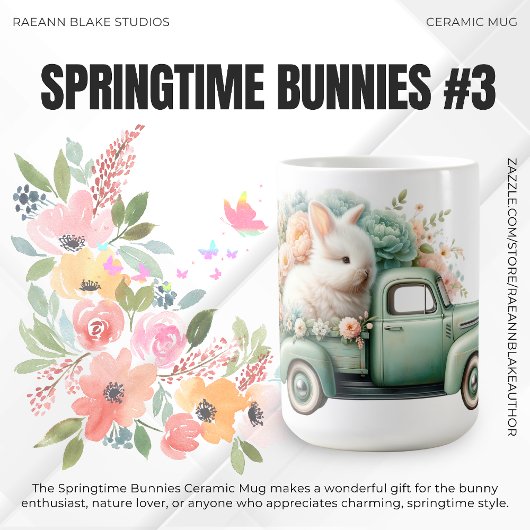 Tasse "Springtime Bunnies" zur Keramik