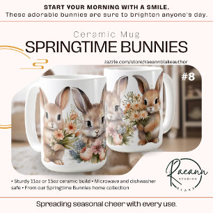 Tasse "Springtime Bunnies" zur Keramik