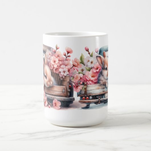 Tasse "Springtime Bunnies" zur Keramik (Mittel)
