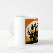 Tasse Spuk Haus und Mond (Vorderseite Links)