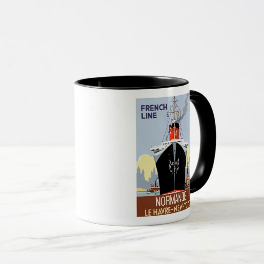 Tasse SS Normandie (VorderseiteRechts)