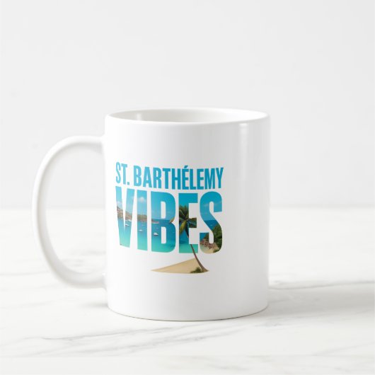 Tasse St. Barthélemy Vibes | Tropischer Strand (Links)