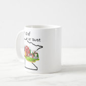 Tasse St. Olaf oder Bust (Vorderseite Links)