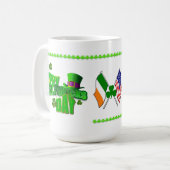 Tasse St. Patricks Tages (Vorderseite Links)