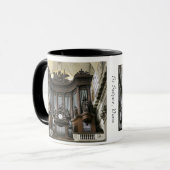 Tasse St. Sulpice mit farbiger Kante (Vorderseite Links)