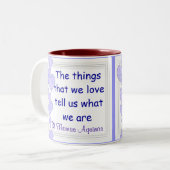 Tasse St Thomas Thomas von Aquin (Vorderseite Links)