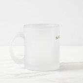 Tasse St. Urho Bier Grasshopper im Weinglas (Links)