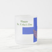 Tasse St. Urho Bier Grasshopper im Weinglas (Mittel)