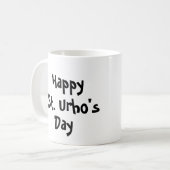 Tasse St. Urho mit betrunkener Heuschrecke durch (Vorderseite Links)