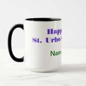 Tasse St. Urho mit Friedensheuschrecke (Links)