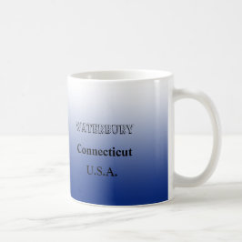 Tasse - Staat-Karte Connecticut mit Stadt
