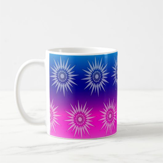 Tasse - Star Graphic on Blue and Pink (Links)