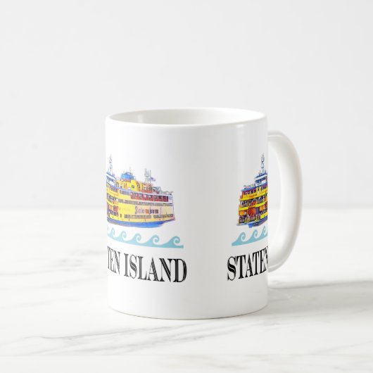 Tasse Staten Island Ferry (VorderseiteRechts)