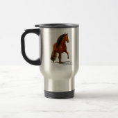Tasse, Stein oder Reise-Tasse, rotes peruanisches Reisebecher (Links)