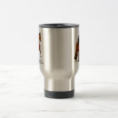 Tasse, Stein oder Reise-Tasse, rotes peruanisches Reisebecher (Mittel)