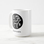 Tasse - Steinbock im Kreis (Vorderseite Links)