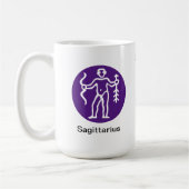 Tasse - Sternzeichenfarbe für Schütze (Links)