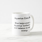 Tasse - Sternzeichenfarbe für Wassermann (VorderseiteRechts)