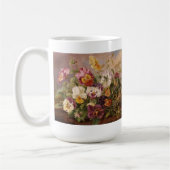 Tasse-Stiefmütterchen Kaffeetasse (Links)
