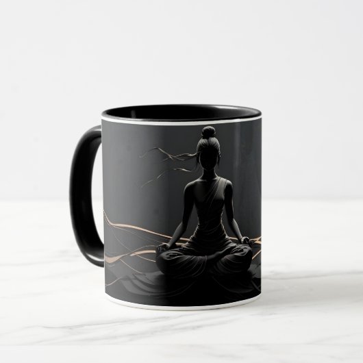 Tasse - Stille Meditation (Vorderseite Links)