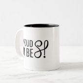 Tasse "stolz, HSP zu sein " (Vorderseite Links)