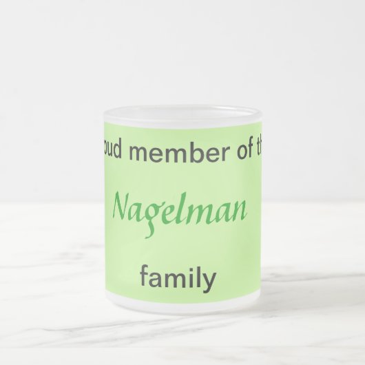 Tasse - Stolzes Familienmitglied (Mittel)