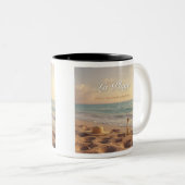 Tasse Strand und Ozean (VorderseiteRechts)