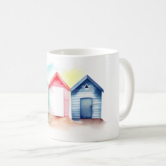 Tasse - Strandhütten (VorderseiteRechts)