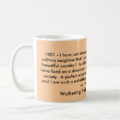 Tasse, Sturmhöhe durch Emily Bronte, 1847 Kaffeetasse (Links)