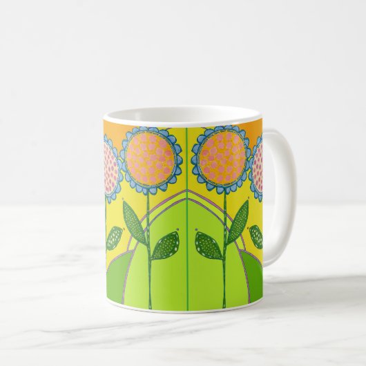 TASSE "SUNFLOWERS" (VorderseiteRechts)