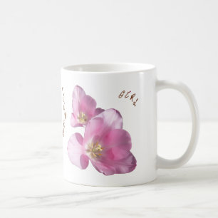 Tasse Sunny Pink Tulips Flower