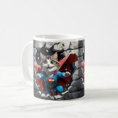 Tasse Super Cat (Vorderseite Links)
