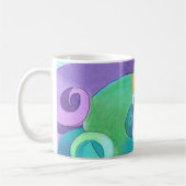 Tasse-Surf, Sand und Sonne Kaffeetasse (Links)